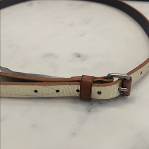 GAP gold and brown belt